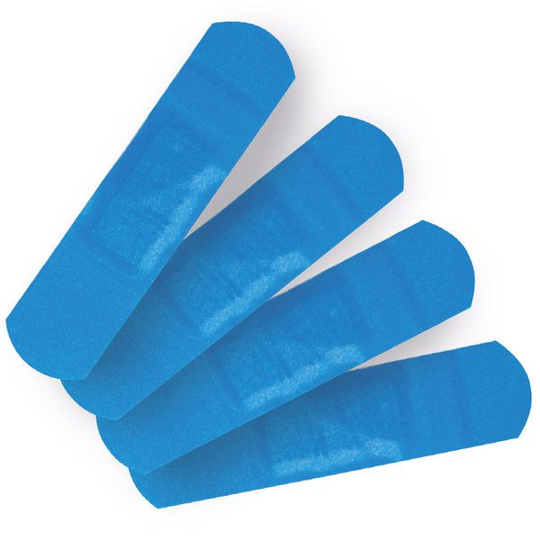 Pflasterstrips DETEKTOR, blau, 7,2 x 1,9 cm, 4 x 100 Stück
