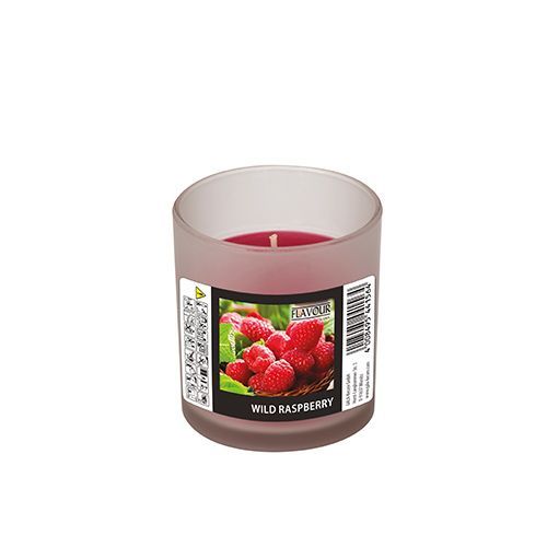 Duftkerzen im Glas, Wild Raspberry, Ø 70 mm · 77 mm, "Flavour", 6 Stück