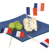 250  Party-Picker Flagge Frankreich, weiß-blau-rot, Le Tricolore