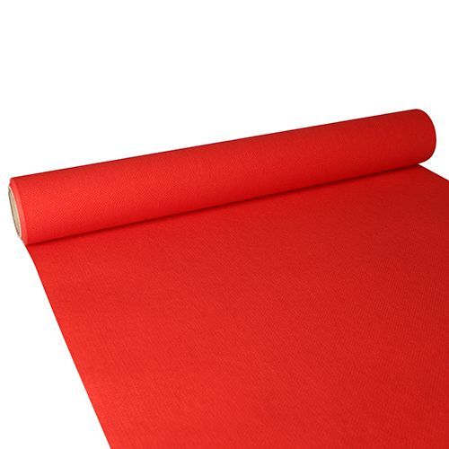 Tissue Tischläufer, rot "ROYAL Collection" 3 m x 40 cm, 6 Rollen